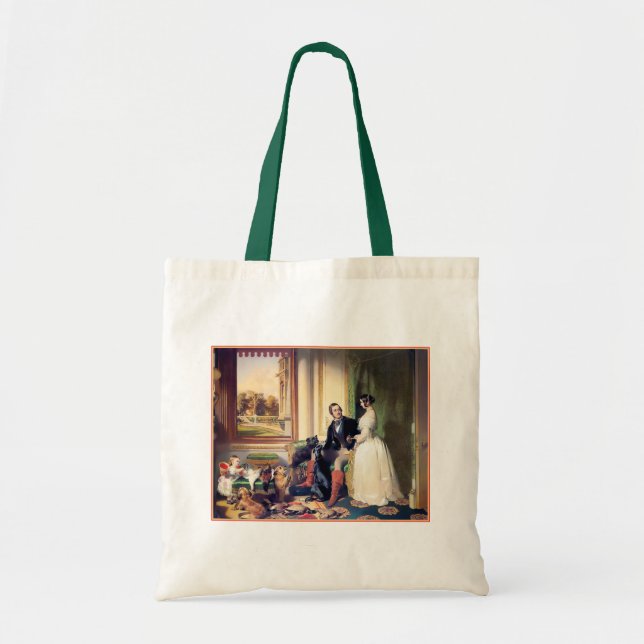 Dog Art: Windsor Castle by Landseer Tote Bag (Front)