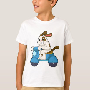 Dog as Biker with Scooter.PNG T-Shirt