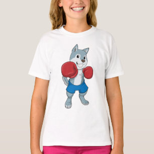 Dog as Boxer with Boxing gloves T-Shirt