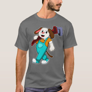Dog as Craftsman with Allen key T-Shirt