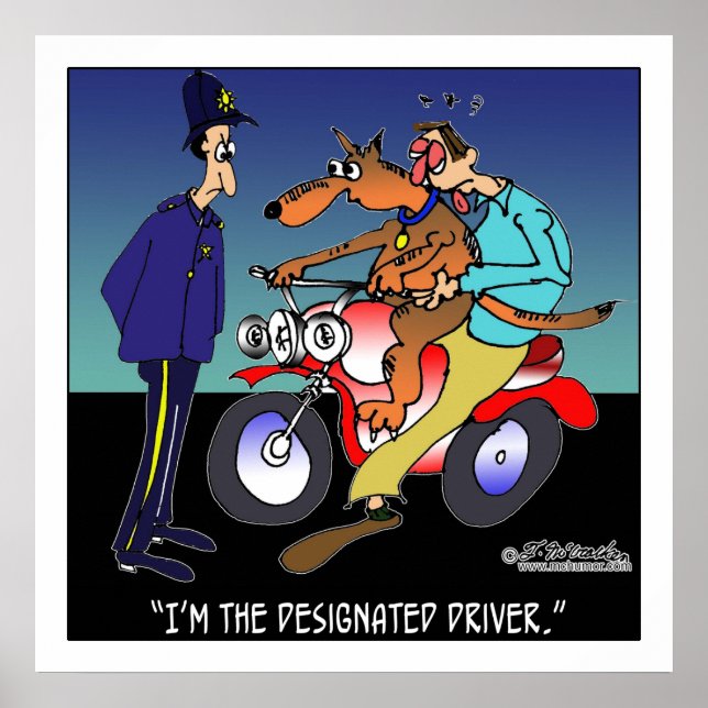 Dog As Designated Driver Poster (Front)