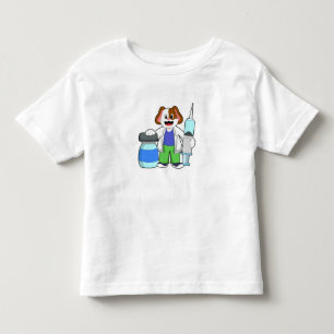 Dog as Doctor with Syringe Toddler T-Shirt