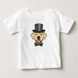 Dog as Groom with Bow Baby T-Shirt