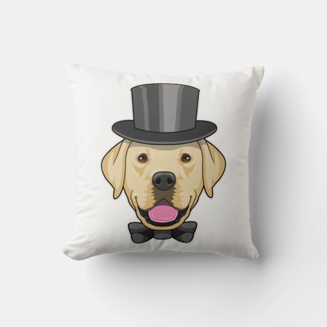 Dog as Groom with Bow Cushion (Front)