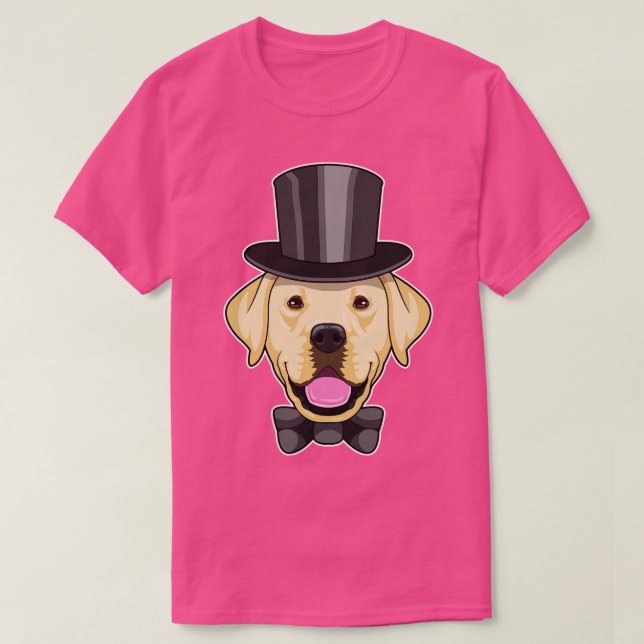 Dog as Groom with Bow T-Shirt (Design Front)