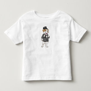 Dog as Groom with Ribbon Toddler T-Shirt
