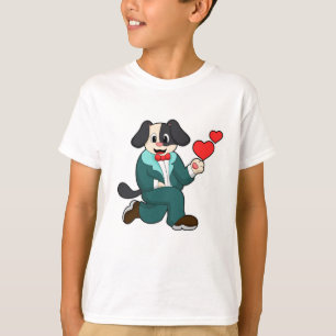 Dog as Groom with Suit & Tie T-Shirt