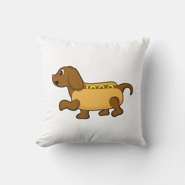 Dog as Hotdog Cushion (Front)