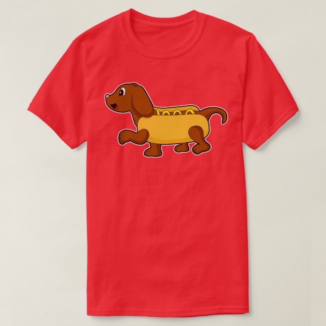 Dog as Hotdog T-Shirt (Design Front)