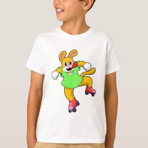 Dog as Inline Skater with Inline Skates T-Shirt