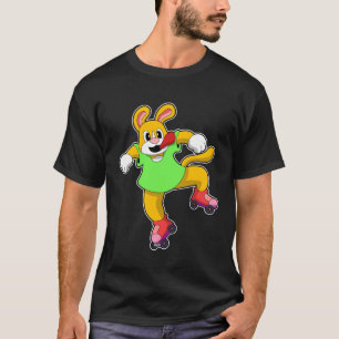 Dog as Inline Skater with Inline Skates T-Shirt
