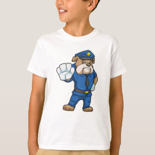 Dog as Police officer with Police uniform T-Shirt