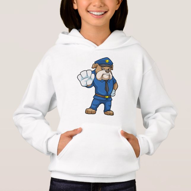 Dog as Police officer with Uniform (Front)