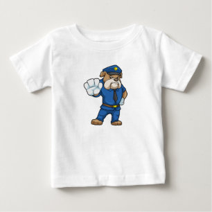 Dog as Police officer with Uniform Baby T-Shirt