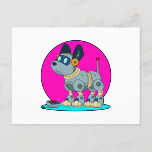 Dog as Robot Postcard