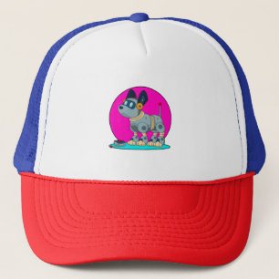 Dog as Robot Trucker Hat