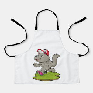 Dog as Runner with Cap Apron