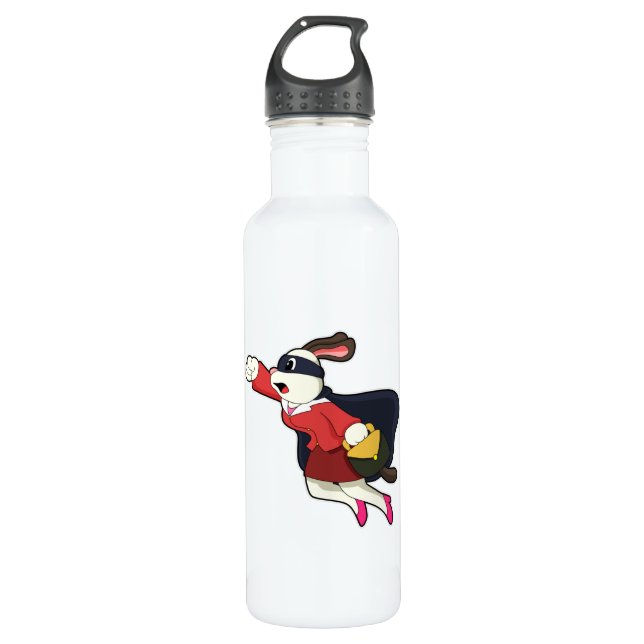 Dog as Secretary Superhero 710 Ml Water Bottle (Front)