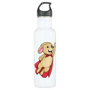 Dog as Superhero with Cape 710 Ml Water Bottle