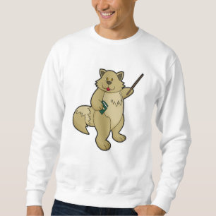 Dog as Teacher with Book & Pointer Sweatshirt