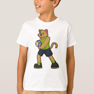 Dog as Volleyball player with Volleyball T-Shirt
