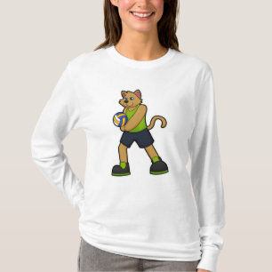 Dog as Volleyball player with Volleyball T-Shirt