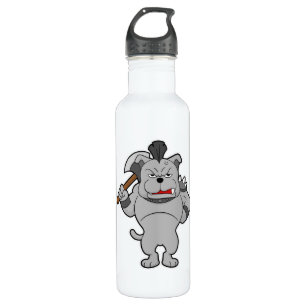 Dog as Warrior with Axe 710 Ml Water Bottle