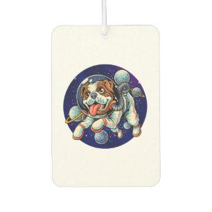 Dog Astronaut, space dog Car Air Freshener