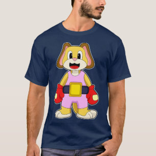 Dog at Boxing with Boxing gloves T-Shirt