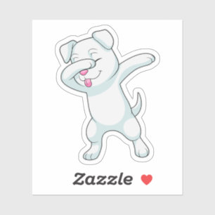 Dog at Hip Hop Dance Dab