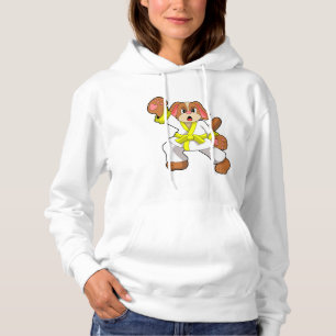 Dog at Karate Martial arts Hoodie