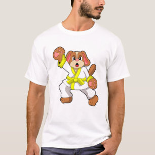 Dog at Karate Martial arts T-Shirt