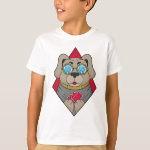 Dog at Poker with Poker cards T-Shirt