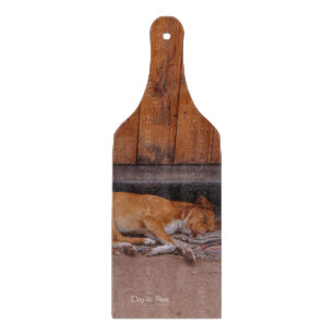 Dog at Rest Cutting Board