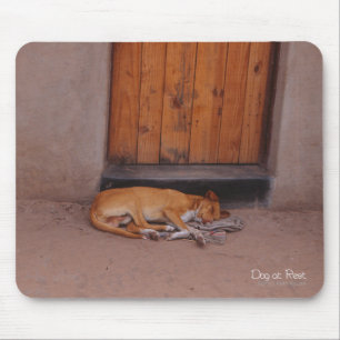 Dog at Rest Mouse Mat