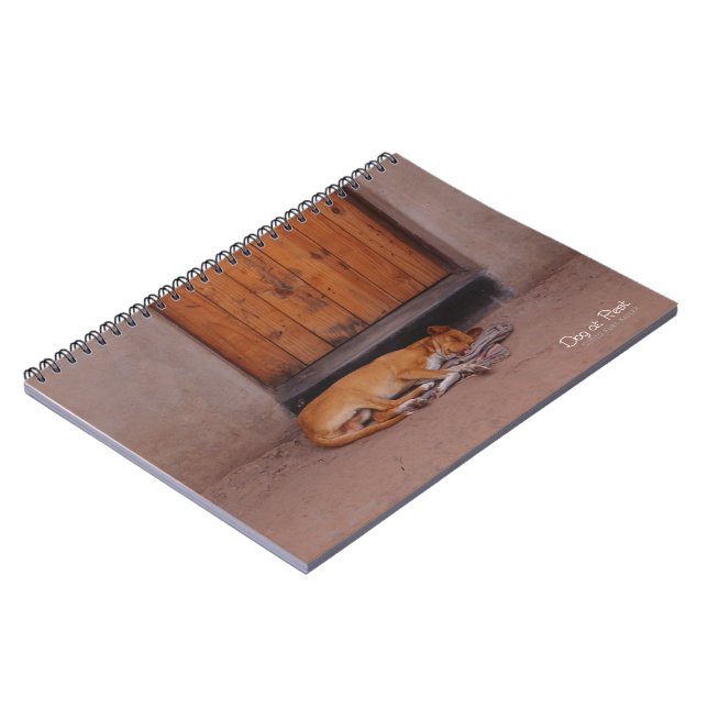 Dog at Rest Notebook (Left Side)