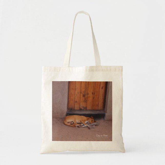 Dog at Rest Tote Bag (Front)