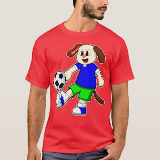 Dog at Sports with Soccer T-Shirt