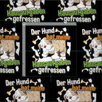Dog Ate My Homework - Learning German Quote