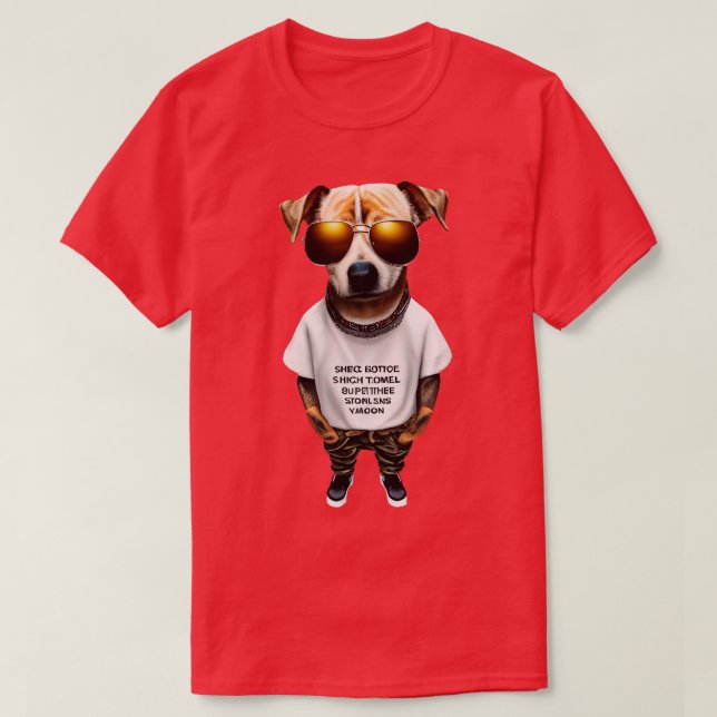 Dog Athleisure T-Shirt (Design Front)