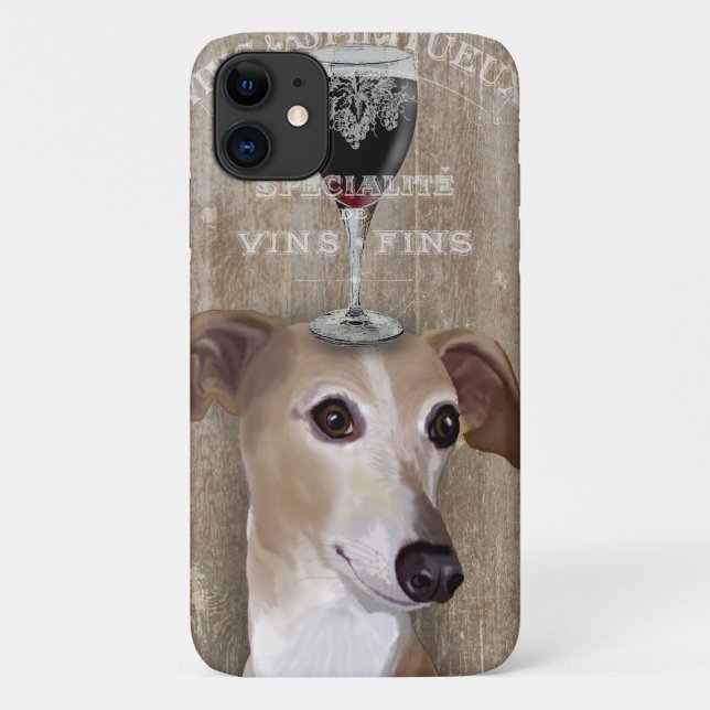 Dog Au Vin Greyhound Case-Mate iPhone Case (Back)