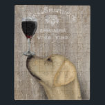 Dog Au Vin Yellow Labrador Jigsaw Puzzle<br><div class="desc">Dog Au Vin Yellow Labrador by Fabfunky. Features a yellow lab with wine. | 190958D</div>