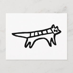 Dog, Australian drawing(Aborigine) Postcard