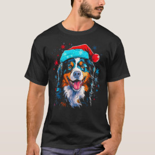 Dog Australian Shepherd Santa Christmas Xmas T-Shirt