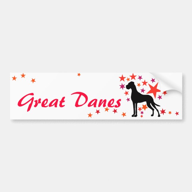 Dog auto sticker with text (Front)