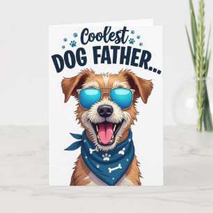 Dog Aviator Shades Fathers Day Card
