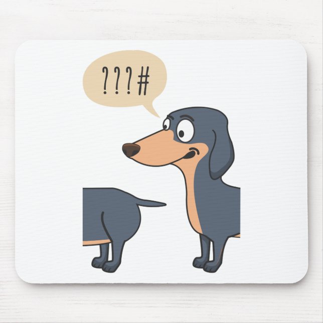 dog back mouse mat (Front)
