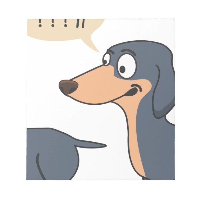 dog back notepad (Front)