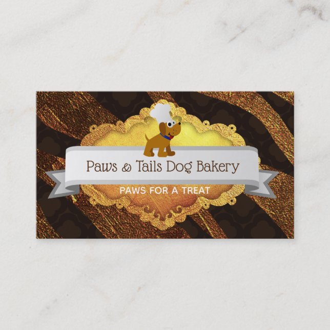Dog bakery Business Cards (Front)
