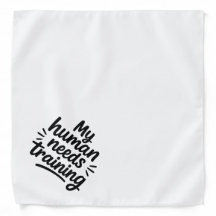 Dog Bandanna / Pet Scarf / Funny Quote